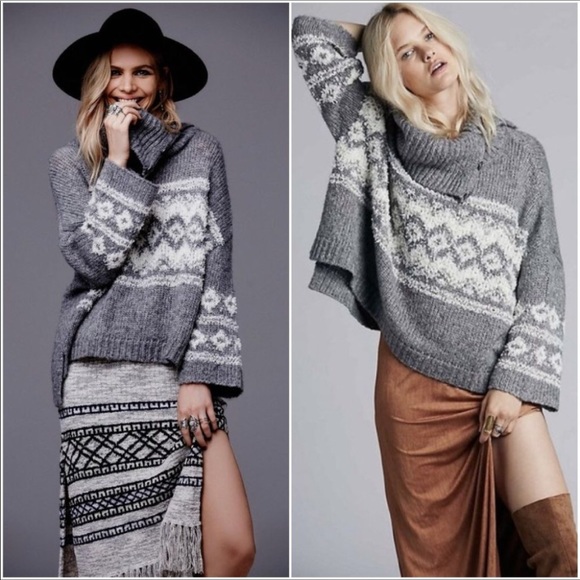 Free People Sweaters - Free People oversized boxy crop sweater